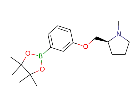 (S)-1-methyl-2-[3-(4,4,5,5-tetramethyl[1,3,2]dioxaborolan-2-yl)phenoxymethyl]pyrrolidine