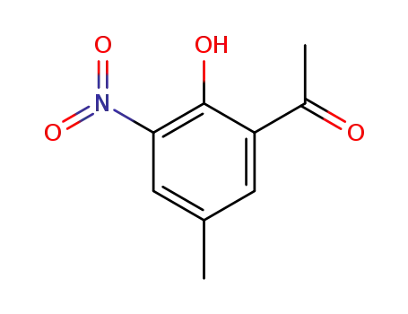 Molecular Structure of 66108-30-3 (2'-HYDROXY-5'-METHYL-3'-NITROACETOPHENONE)