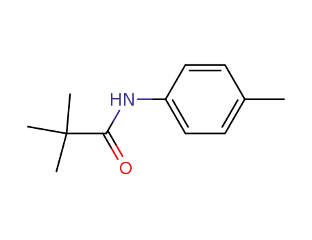 Molecular Structure of 21354-40-5 (2,2-dimethyl-N-(4-methylphenyl)propanamide)