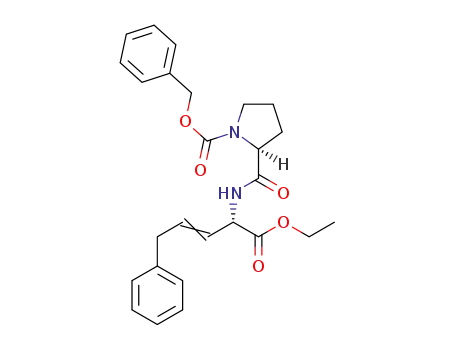 (S)-benzyl 2-((S)-1-ethoxycarbonyl-4-phenylbut-2-enylcarbamoyl)pyrrolidine-1-carboxylate