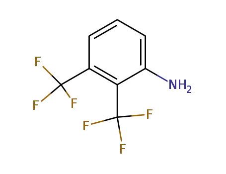 Molecular Structure of 3822-20-6 (2,3-Bis(trifluoroMethyl)phenylaMine)