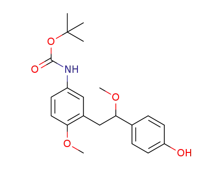 tert-butyl {3-[2-(4-hydroxyphenyl)-2-methoxyethyl]-4-methoxyphenyl}carbamate