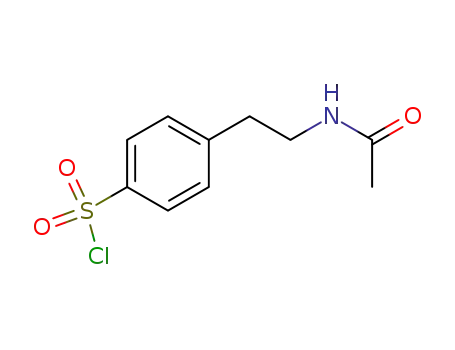 Molecular Structure of 35450-53-4 (p-(2-acetamidoethyl)benzenesulphonyl chloride)