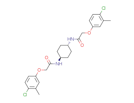 2-(4-chloro-3-methylphenoxy)-N-[(1R,4R)-4-[2-(4-chloro-3-methylphenoxy)acetamido]cyclohexyl]acetamide
