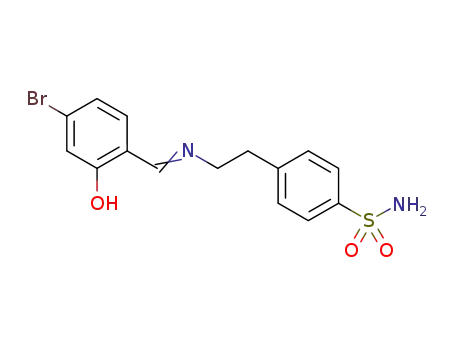 4-{2-[(4-bromo-2-hydroxybenzylidene)amino]ethyl}benzenesulfonamide