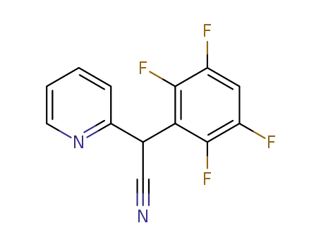 2-(pyridin-2-yl)-2-(2,3,5,6-tetrafluorophenyl)acetonitrile
