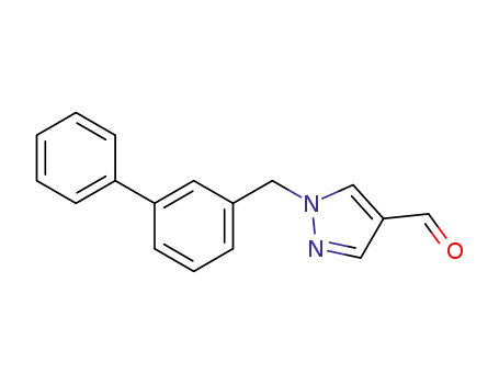 1-([1,1'-biphenyl]-3-ylmethyl)-1H-pyrazole-4-carbaldehyde