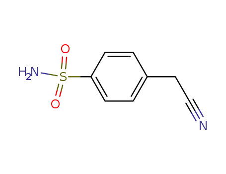 Molecular Structure of 3665-08-5 (Benzenesulfonamide, 4-(cyanomethyl)- (9CI))