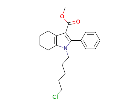 methyl 1-(5-chloropentyl)-2-phenyl-4,5,6,7-tetrahydro-1H-indole-3-carboxylate