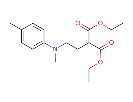 diethyl 2-(2-((4-tolyl)methylamino)ethyl)malonate