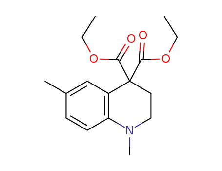 diethyl 1,6-dimethyl-2,3-dihydroquinoline-4,4(1H)-dicarboxylate