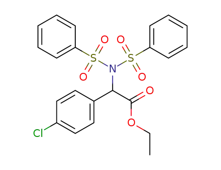 ethyl 2-(4-chlorophenyl)-2-(N-(phenylsulfonyl)phenylsulfonamido)acetate