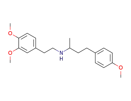 Molecular Structure of 61413-44-3 (N-(3,4-diMethoxyphenethyl)-4-(4-Methoxyphenyl)butan-2-aMine)