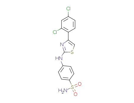 4-(4-(2,4-dichlorophenyl)thiazol-2-ylamino)benzenesulfonamide
