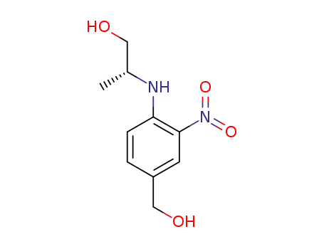 (R)-2-((4-(hydroxymethyl)-2-nitrophenyl)amino)propan-1-ol