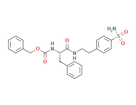 (S)-benzyl (1-oxo-3-phenyl-1-((4-sulfamoylphenethyl)amino)propan-2-yl)carbamate