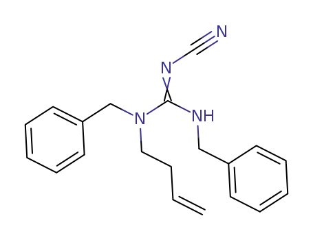 1,3-dibenzyl-1-(but-3-en-1-yl)-2-cyanoguanidine