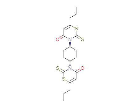2,3-dihydro-3-((1r,4r)-4-(4-oxo-6-propyl-2-thioxo-2H-1,3-thiazin-3(4H)-yl)cyclohexyl)-6-propyl-2-thioxo-1,3-thiazin-4-one