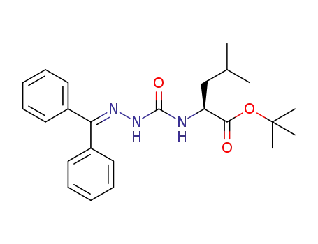 tert-butyl ((2-diphenylmethylene)hydrazine-1-carbonyl)-L-leucinate