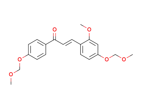 (E)-3-(2-methoxy-4-(methoxymethoxy)pheny l)-1-(4-(methoxymethoxy)phenyl)prop-2-en-1-one