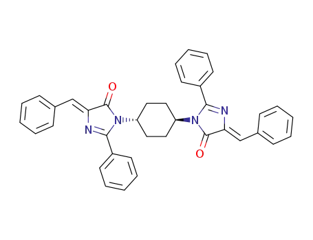(Z)-3,3'-((1R,4R)-cyclohexane-1,4-diyl)bis-[5-((Z)-benzylidene)-2-phenyl-3,5-dihydro-4H-imidazol-4-one]