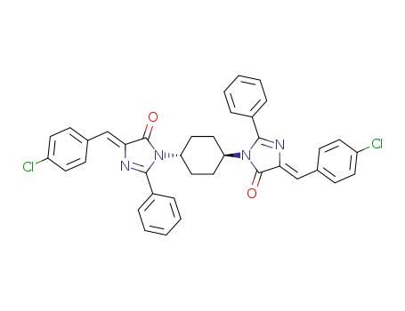 (Z)-3,3'-((1R,4R)-cyclohexane-1,4-diyl)bis[5-((Z)-4-chlorobenzylidene)-2-phenyl-3,5-dihydro-4H-imidazol-4-one]