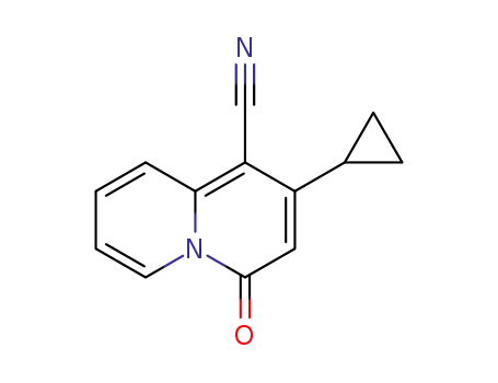 2-cyclopropyl-4-oxo-4H-quinolizine-1-carbonitrile