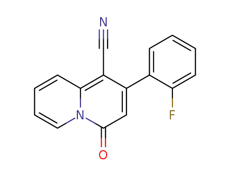 2-(2-fluorophenyl)-4-oxo-4H-quinolizine-1-carbonitrile