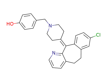 4-((4-(8-chloro-5H-benzo[5,6]cyclohepta[1,2-b]pyridin-11(6H)-ylidene)piperidin-1-yl)methyl)phenol