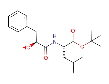 tert-butyl ((S)-2-hydroxy-3-phenylpropanoyl)-L-leucinate