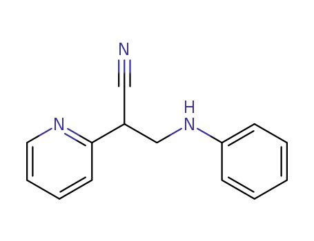 3-anilino-2-(pyridin-2-yl)propionitrile