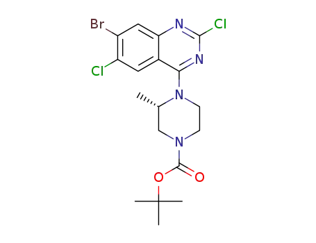 tert-butyl (S)-4-(7-bromo-2,6-dichloroquinazolin-4-yl)-3-methylpiperazine-1-carboxylate