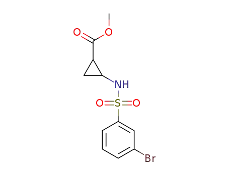 (S)-methyl 2-(3-bromophenylsulfonamido)cyclopropionate
