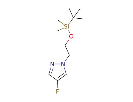 1-{2-[(tert-butyldimethylsilyl)oxy]ethyl}-4-fluoro-1H-pyrazole