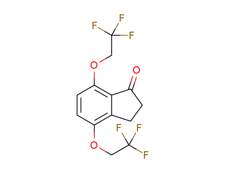 4,7-bis(2,2,2-trifluoroethoxy)-2,3-dihydro-1H-inden-1-one