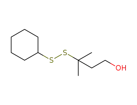 3-(cyclohexyldisulfanyl)-3-methylbutan-1-ol