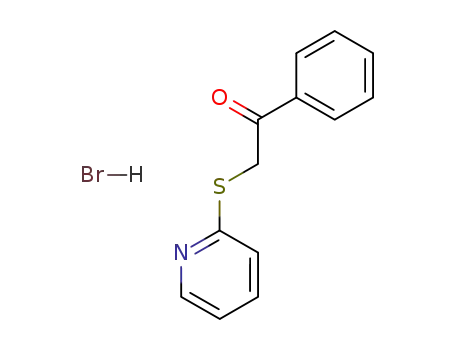 1-phenyl-2-(pyridin-2-ylsulfanyl)ethanone hydrobromide (1:1)