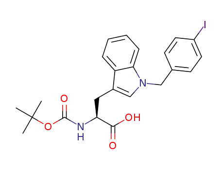 N-(tert-butoxycarbonyl)-N1-(4-iodobenzyl)-L-tryptophan