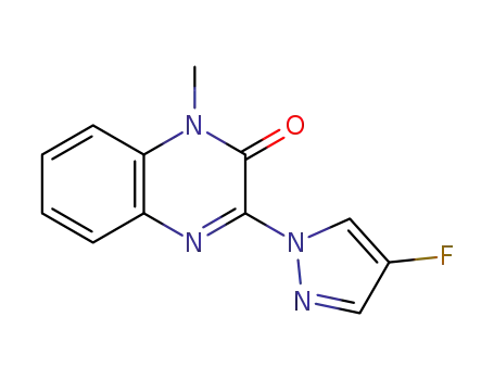 3-(4-fluoro-1H-pyrazol-1-yl)-1-methylquinoxalin-2(1H)-one