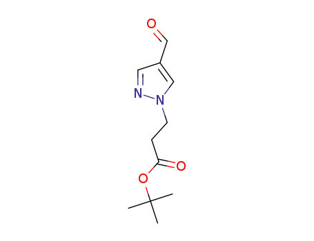 tert-butyl 3-(4-formyl-1H-pyrazol-1-yl)propanoate