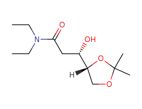 (S)-3-((R)-2,2-Dimethyl-[1,3]dioxolan-4-yl)-N,N-diethyl-3-hydroxy-propionamide
