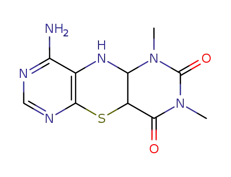 4-Amino-5,7-dimethyl-10,10a-dihydro-5H,8aH-9-thia-1,3,5,7,10-pentaaza-anthracene-6,8-dione