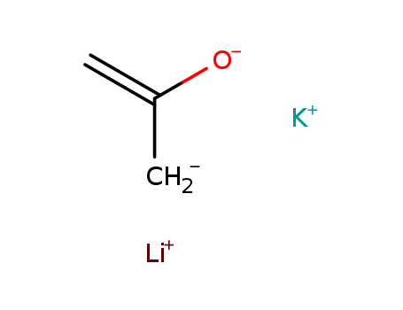 lithio potassio acetone