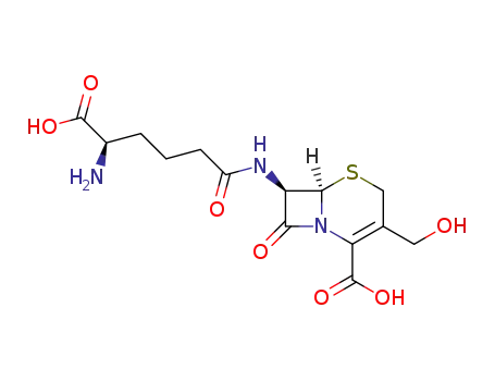 Molecular Structure of 1476-46-6 (deacetylcephalosporin C)