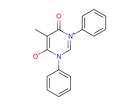 3,6-Dihydro-5-methyl-6-oxo-1,3-diphenyl-1-pyrimidinium-4-olat