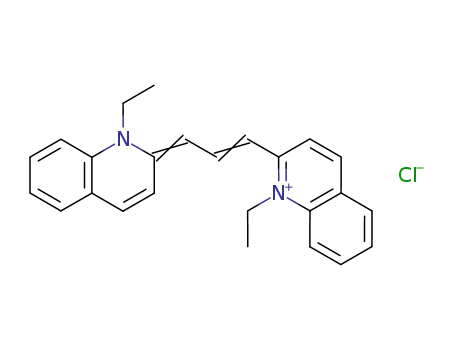 Molecular Structure of 2768-90-3 (PINACYANOL CHLORIDE)