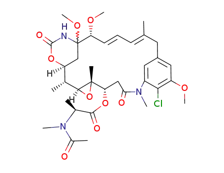 (3E,5E,7R,84Ξ,86S)-12c-(N-acetyl-N-methyl-L-alanyloxy)-14-chloro-10t,11c-epoxy-15,7r,84-trimethoxy-3,9c,11t,15-tetramethyl-15-aza-1(1,3)-benzena-8(4,6)-[1,3]oxazinana-cyclopentadecaphane-3,5-diene-82,14-dione