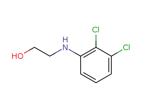 Molecular Structure of 87762-19-4 (Ethanol, 2-[(2,3-dichlorophenyl)amino]-)
