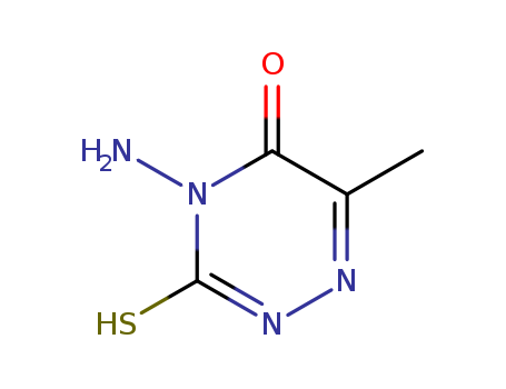 4-Amino-3-mercapto-6-methyl-4H-[1,2,4]triazin-5-one