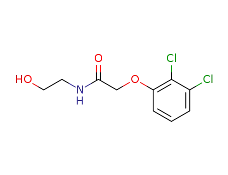 Molecular Structure of 87762-15-0 (Acetamide, 2-(2,3-dichlorophenoxy)-N-(2-hydroxyethyl)-)